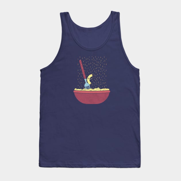 Singing In The Cheese Tank Top by HandsOffMyDinosaur